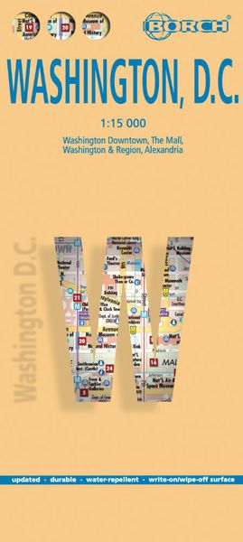 Produktbild: Washington D.C., Borch Map