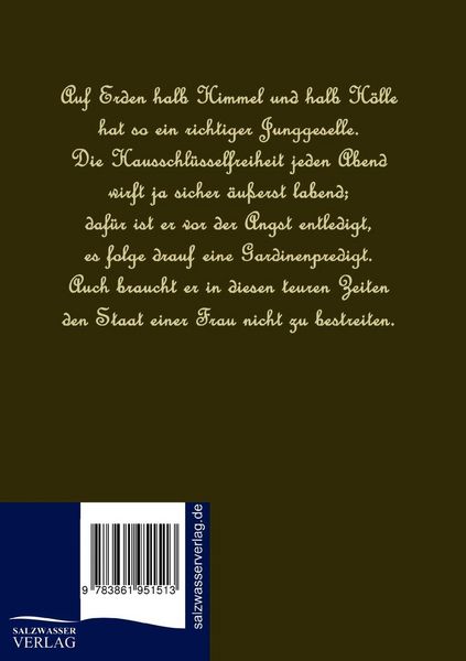 Produktbild: Junggesellen-Kochbuch von 1896