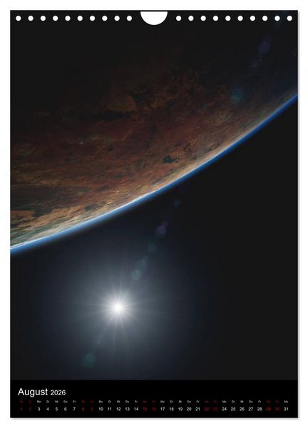 Produktbild: Weit entfernte Welten (Wandkalender 2026 DIN A4 hoch), CALVENDO Monatskalender