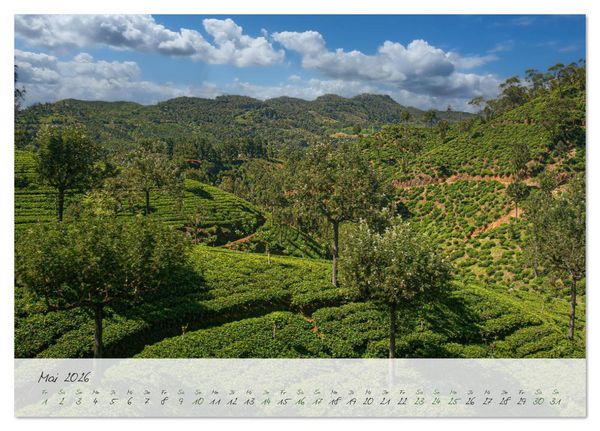 Produktbild: Verliebt in Sri Lanka (Tischkalender 2026 DIN A5 quer), CALVENDO Monatskalender
