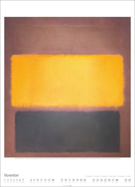 Produktbild: Mark Rothko Kalender 2027