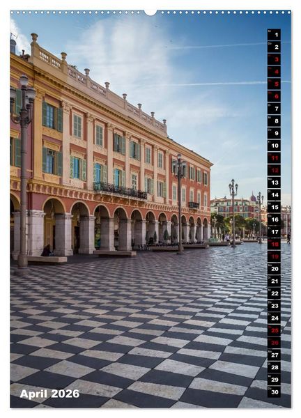 Produktbild: Idyllisches Nizza (hochwertiger Premium Wandkalender 2026 DIN A2 hoch), Kunstdruck in Hochglanz