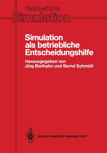 Produktbild: Simulation als betriebliche Entscheidungshilfe