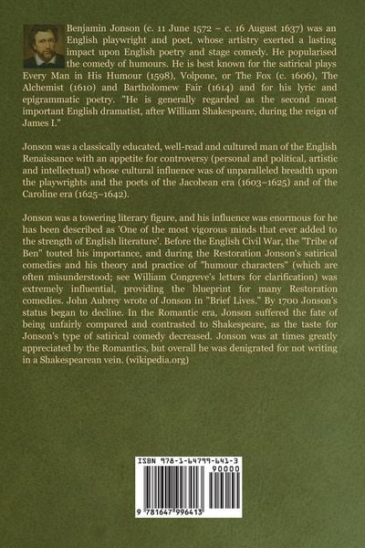 Produktbild: Volpone; Or The Fox