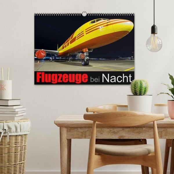 Produktbild: Flugzeuge bei Nacht (Wandkalender 2027 DIN A3 quer), CALVENDO Monatskalender