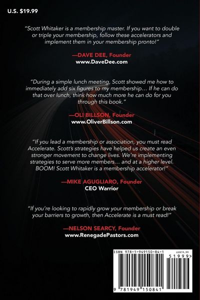 Produktbild: Accelerate: How to Get Your Next 10, 100, 500, or Even 1,000 Members