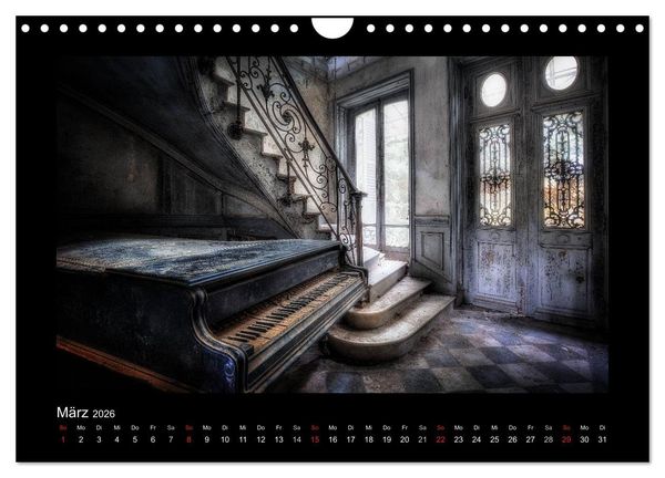 Produktbild: Lost Places - vergessene orte vergessener glanz (Wandkalender 2026 DIN A4 quer), CALVENDO Monatskalender