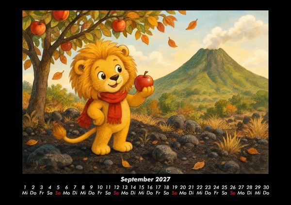 Produktbild: Buschis gro&szlig;es Vulkan-Abenteuer 2027 Fotokalender DIN A3