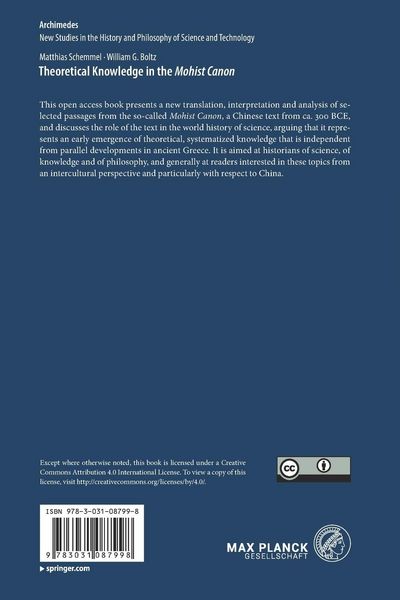 Produktbild: Theoretical Knowledge in the Mohist Canon