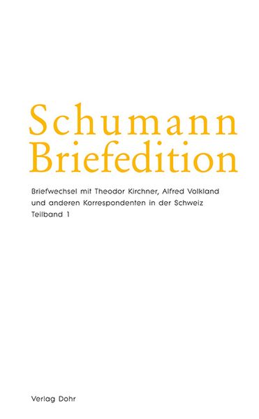 Produktbild: Schumann-Briefedition / Schumann-Briefedition II.10