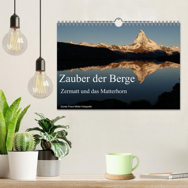 Produktbild: Zauber der Berge Zermatt und das Matterhorn (Wandkalender 2026 DIN A4 quer), CALVENDO Monatskalender