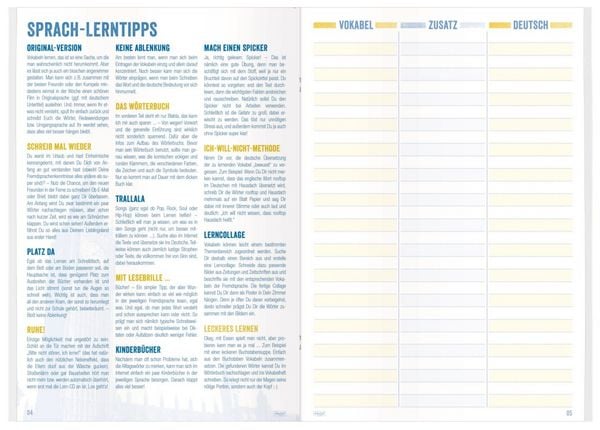Produktbild: Schulstuff Vokabelheft Maxi A4 sort.(4), Standard sortiert