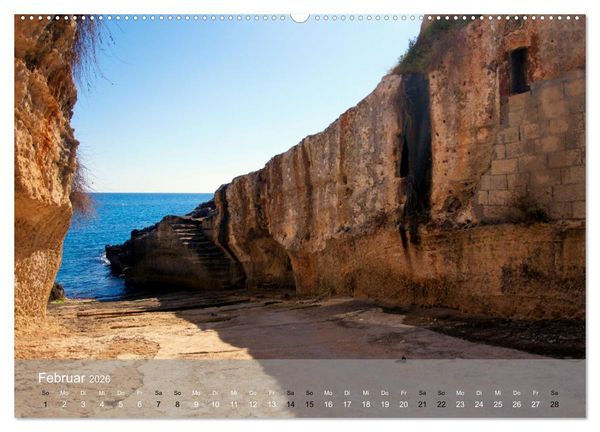 Produktbild: Der K&uuml;ste entlang im Salento (Wandkalender 2026 DIN A2 quer), CALVENDO Monatskalender