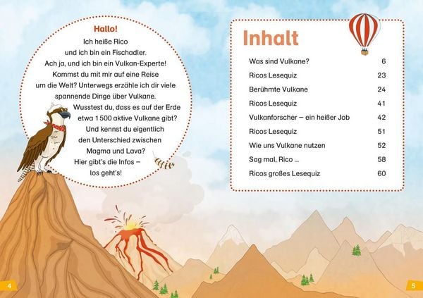 Produktbild: WAS IST WAS Erstes Lesen Band 3. Vulkane