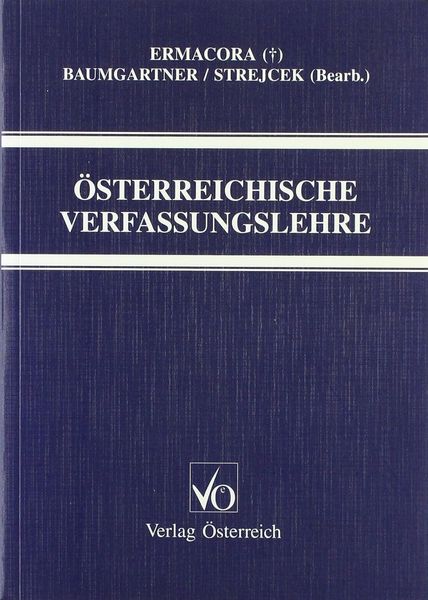 Produktbild: &Ouml;sterreichische Verfassungslehre