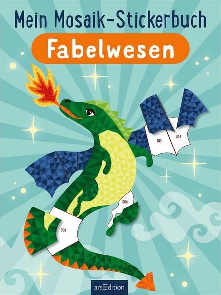 Produktbild: Mein Mosaik-Stickerbuch &ndash; Fabelwesen