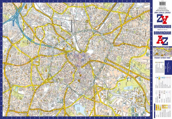 Produktbild: Birmingham A-Z Pocket Street Map