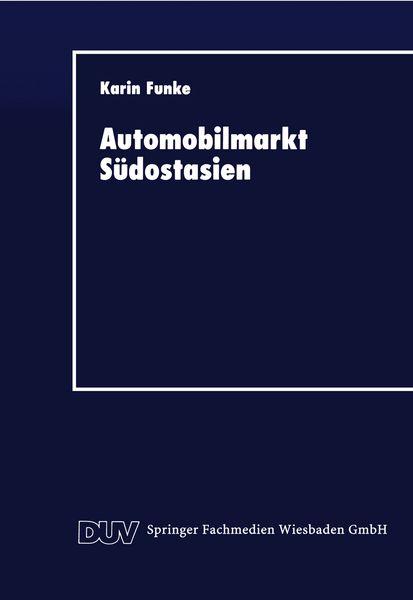 Produktbild: Automobilmarkt S&uuml;dostasien