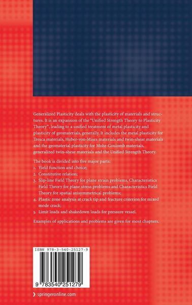 Produktbild: Generalized Plasticity