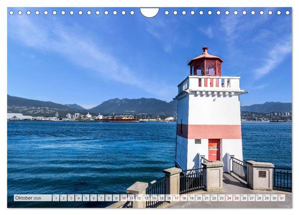 Produktbild: VANCOUVER K&uuml;stencharme und Urbanit&auml;t (Wandkalender 2026 DIN A4 quer), CALVENDO Monatskalender