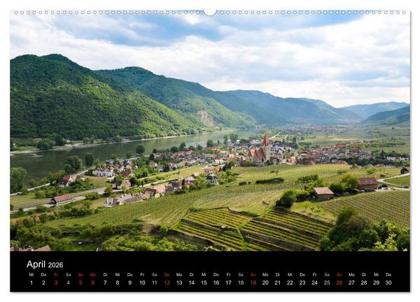 Produktbild: Wachau, Wachau, du Tr&auml;umerin (Wandkalender 2026 DIN A2 quer), CALVENDO Monatskalender