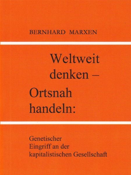 Produktbild: Weltweit denken - Ortsnah handeln