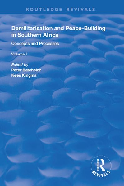 Produktbild: Demilitarisation and Peace-Building in Southern Africa