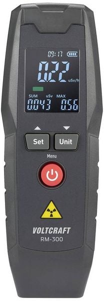 Produktbild: VOLTCRAFT RM-300 Geigerz&auml;hler Strahlung: Beta, Gamma, R&ouml;ntgen akustischer Warnton