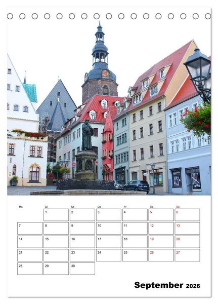 Produktbild: &Ouml;stliches Sachsen-Anhalt (Tischkalender 2026 DIN A5 hoch), CALVENDO Monatskalender