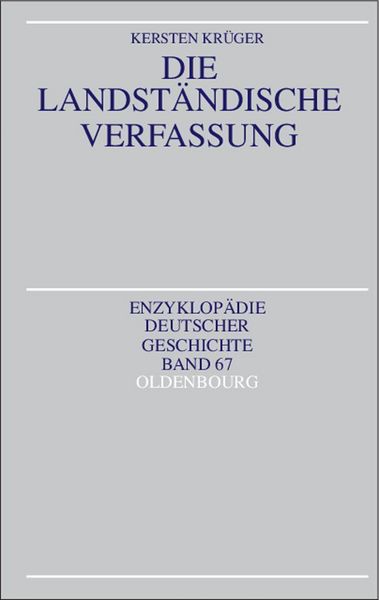 Produktbild: Die Landst&auml;ndische Verfassung