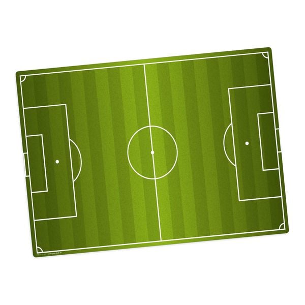 Produktbild: Tischsetmacher Tischset f&uuml;r Kinder Fu&szlig;ballfeld, aus hochwertigem Vinyl , 44 x 32 cm