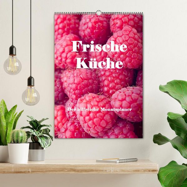 Produktbild: Frische K&uuml;che - Der hilfreiche Monatsplaner / Planer (Wandkalender 2026 DIN A2 hoch), CALVENDO Monatskalender