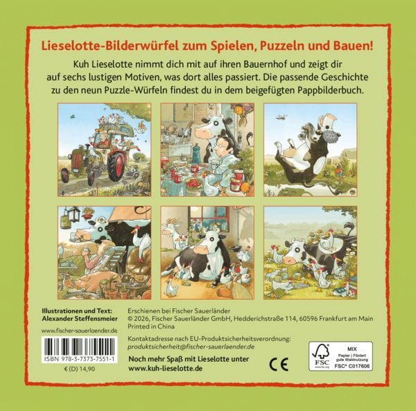 Produktbild: Mein Lieselotte W&uuml;rfel-Puzzle