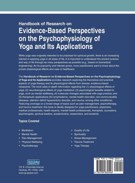 Produktbild: Handbook of Research on Evidence-Based Perspectives on the Psychophysiology of Yoga and Its Applications