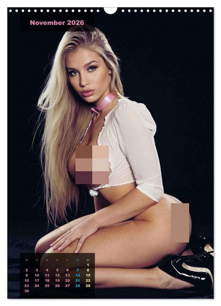 Produktbild: Blonde Girls typisch pink (Wandkalender 2026 DIN A3 hoch), CALVENDO Monatskalender