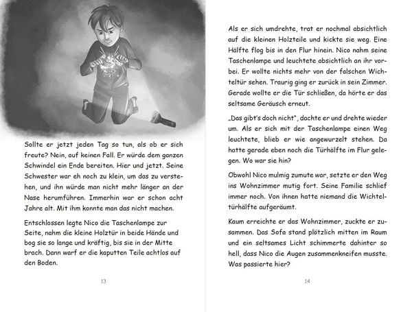 Produktbild: Wichtel-Adventskalender-Buch | Eine magische Wichtelgeschichte f&uuml;r Kinder von 4 bis 10 Jahren | Nico und Flocke im Land der Wichtel | Zum Vorlesen & Selbstlesen im Advent | F&uuml;r Erstleser