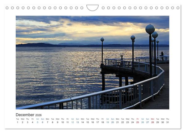 Produktbild: Seattle (Wall Calendar 2026 DIN A4 landscape), CALVENDO 12 Month Wall Calendar