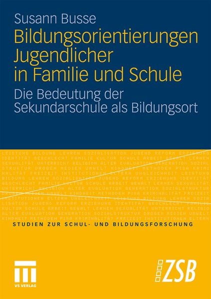 Produktbild: Bildungsorientierungen Jugendlicher in Familie und Schule