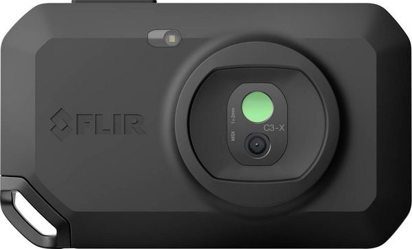 Produktbild: FLIR C3-X Compact W&auml;rmebildkamera -20 bis 300 &deg;C 8.7 Hz MSX&reg;, WiFi, integrierte Digitalkamera, 2m fallsicher, Integrierte LED-Lampe