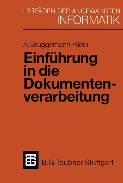 Produktbild: Einf&uuml;hrung in die Dokumentenverarbeitung