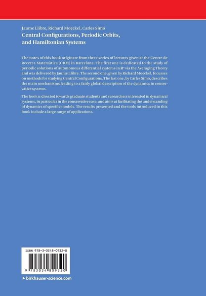 Produktbild: Central Configurations, Periodic Orbits, and Hamiltonian Systems