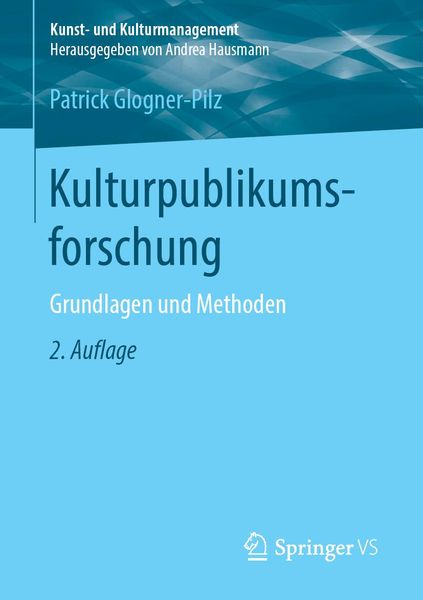 Produktbild: Kulturpublikumsforschung