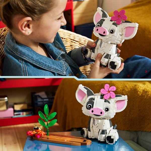 Produktbild: LEGO ǀ Disney 43292 Vaiana Pua, Schwein zum Bauen und Spielen, Zimmerdeko f&uuml;r Fans ab 9 Jahren