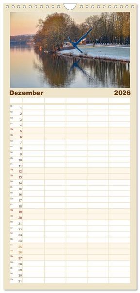 Produktbild: Familienplaner 2026 - Kassel begeistert mit 5 Spalten (Wandkalender, 21 x 45 cm) CALVENDO