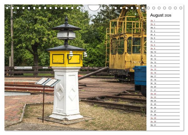 Produktbild: Eisenbahn Museum Gramzow (Wandkalender 2026 DIN A4 quer), CALVENDO Monatskalender
