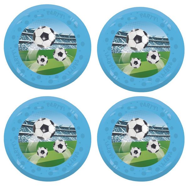 Produktbild: Partyteller Soccer Fans 4 St&uuml;ck