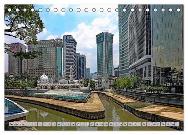 Produktbild: Malaysia-Impressionen (Tischkalender 2026 DIN A5 quer), CALVENDO Monatskalender