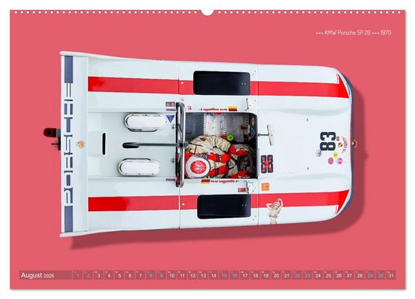 Produktbild: Legenden des Rennsports Historic Sports Cars 1960-1975 (Wandkalender 2026 DIN A2 quer), CALVENDO Monatskalender