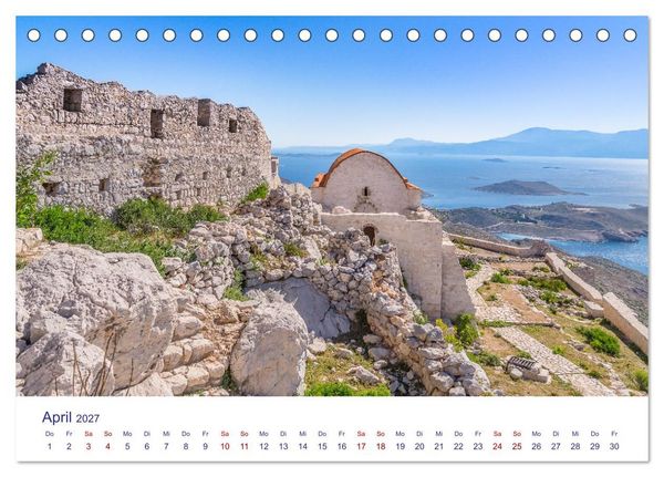 Produktbild: Insel Chalki (Tischkalender 2027 DIN A5 quer), CALVENDO Monatskalender