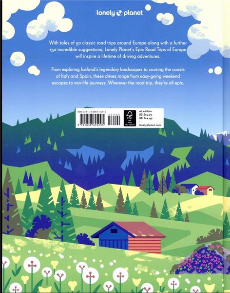 Produktbild: Lonely Planet Epic Road Trips of Europe